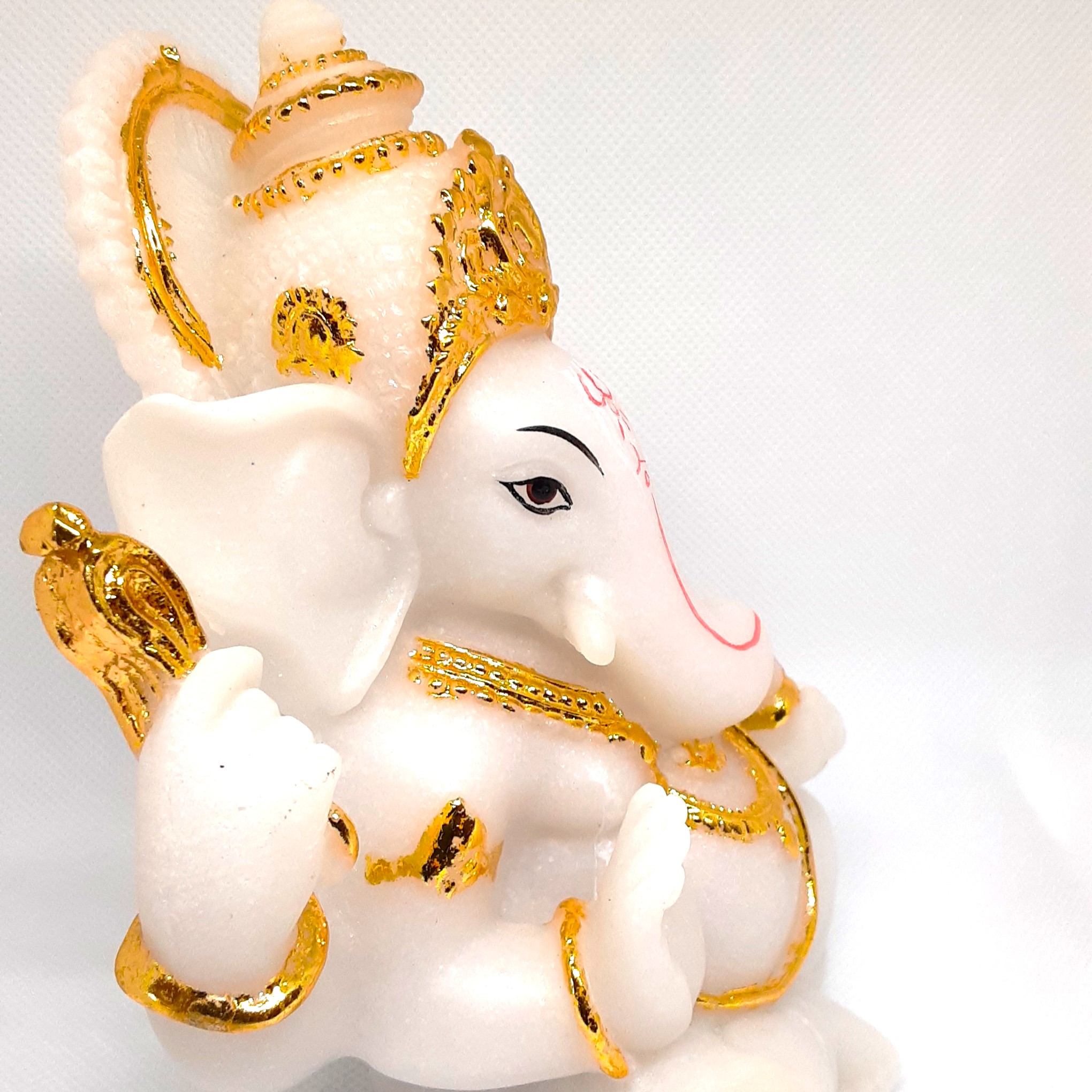 Figura Ganesh Blanco | Figura para Altar.