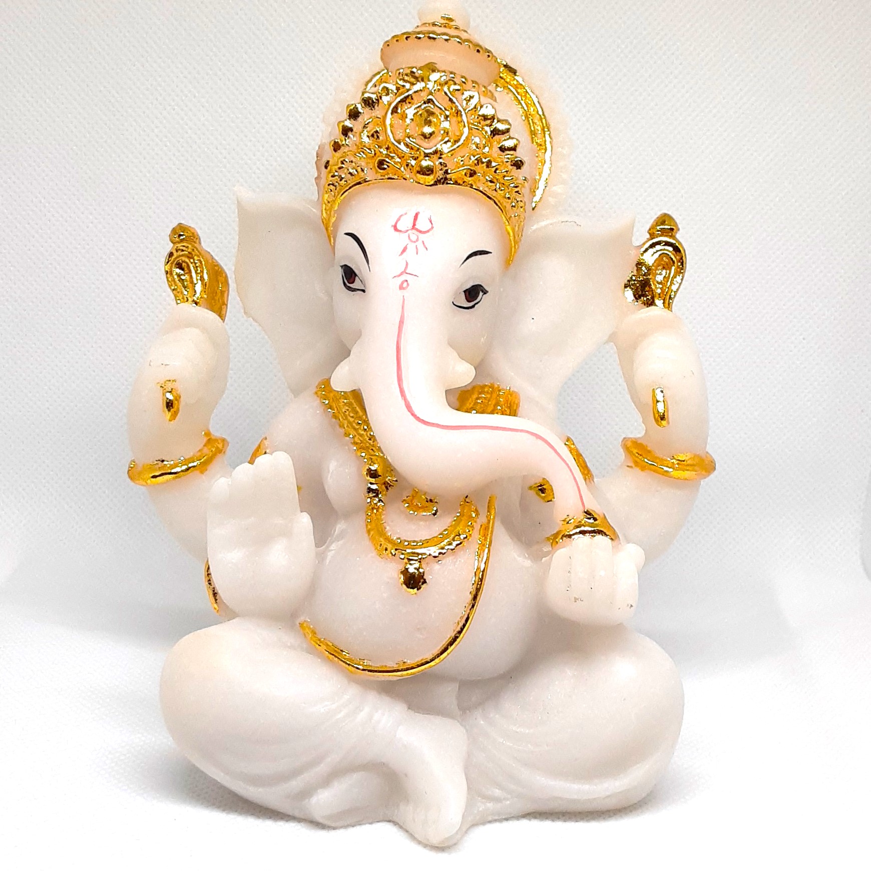 Figura Ganesh Blanco | Figura para Altar.