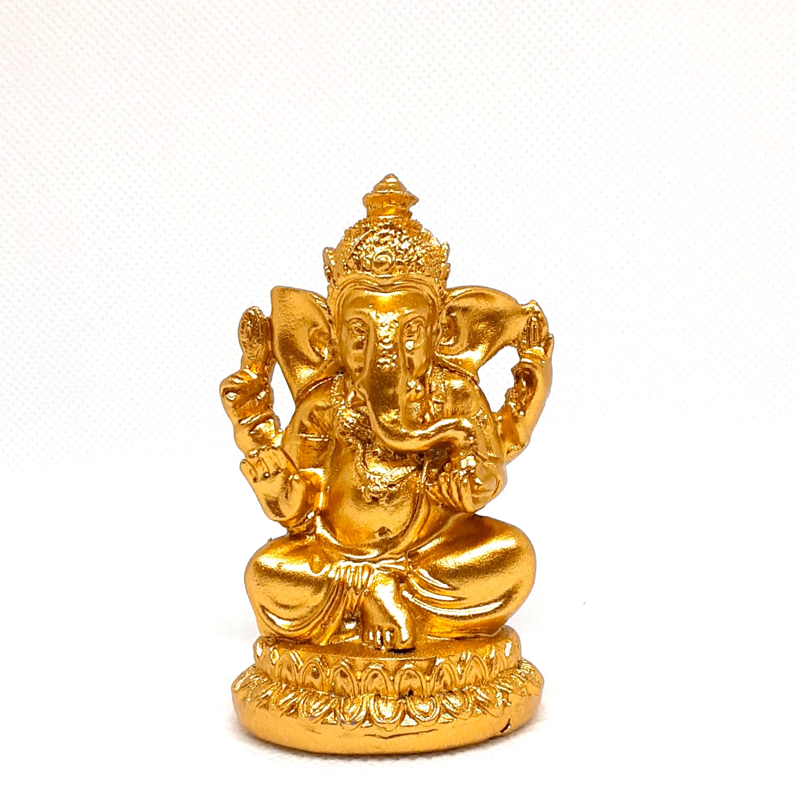 Figura Ganesh Dorado | Dios del Progreso