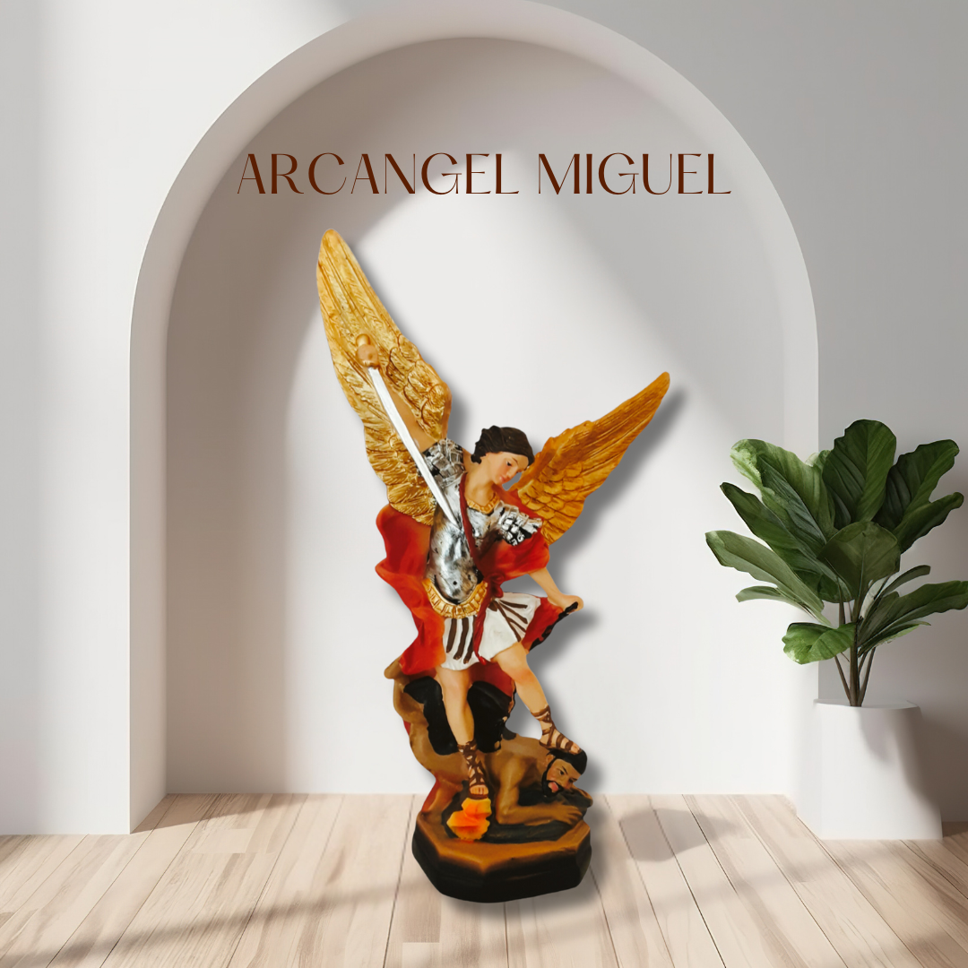 Estatua Arcángel Miguel | Figura para Altar.