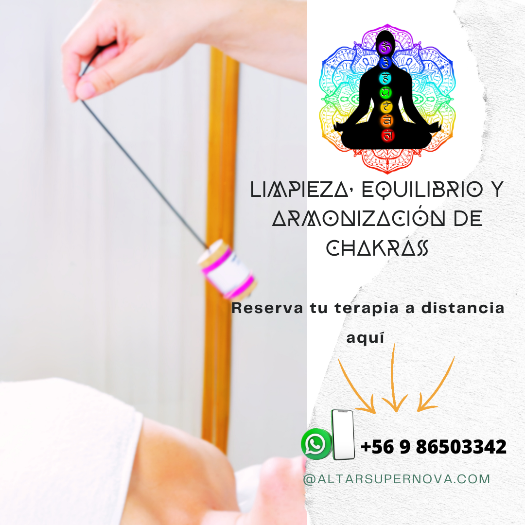 Equilibrado de Chakras Cromoterapia y Armonización Altar Supernova
