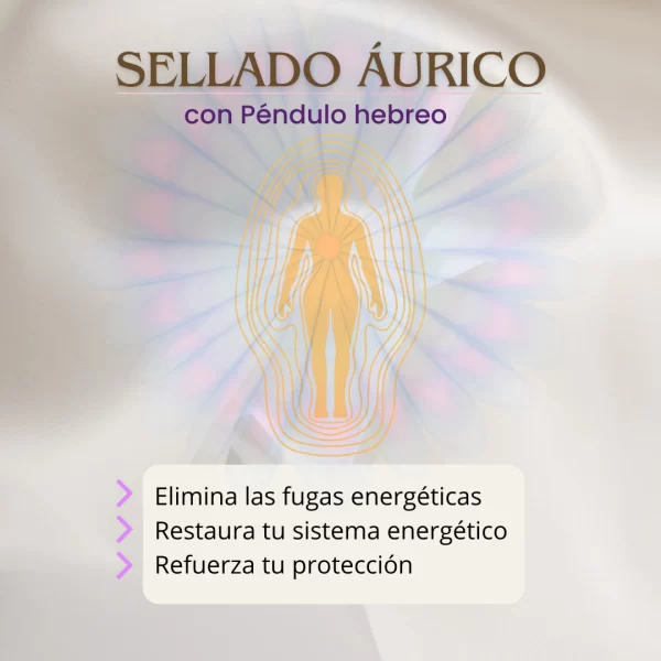 Sellado aurico con pendulo hebreo