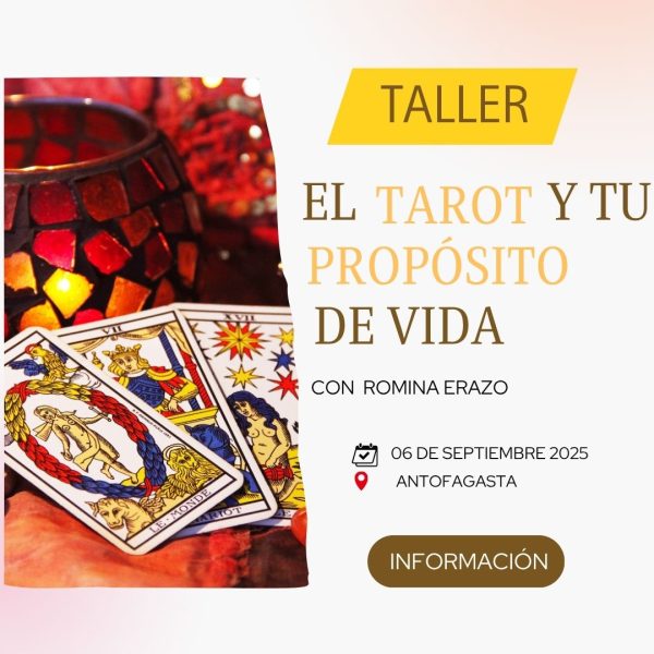 Taller de tarot y proósito de visa en Antofagasta con Romina Erazo
