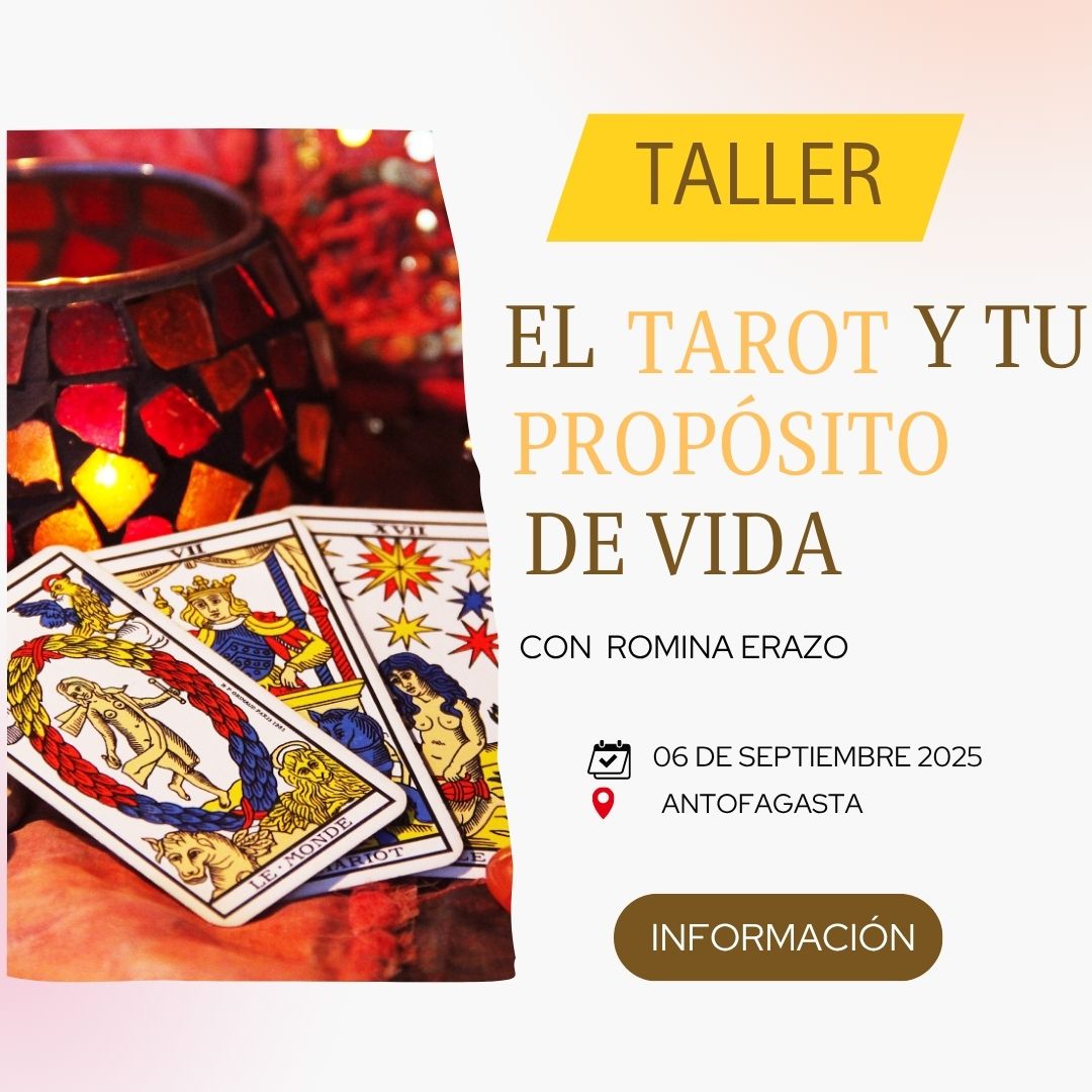 Taller presencial «El Tarot y tu Propósito de Vida» con Romina Erazo